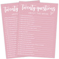 Bridal Shower Game Cards – 25 Guests