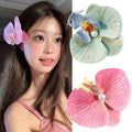 Orchid Flower Hair Clips – Set of 2