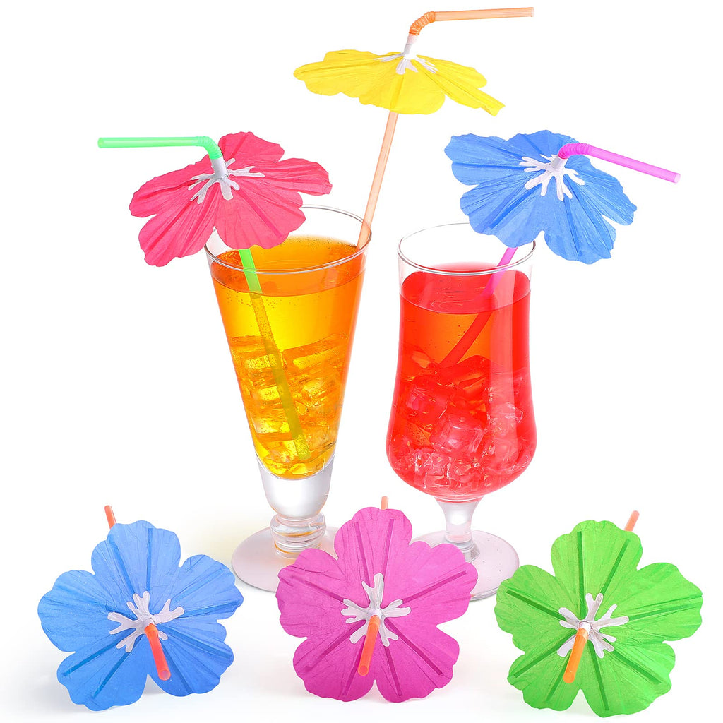 Cocktail Umbrella Straws – 100 Pack