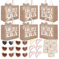 Bridesmaid Proposal Tote Set – 6 Totes with Sunglasses & Hair Clips