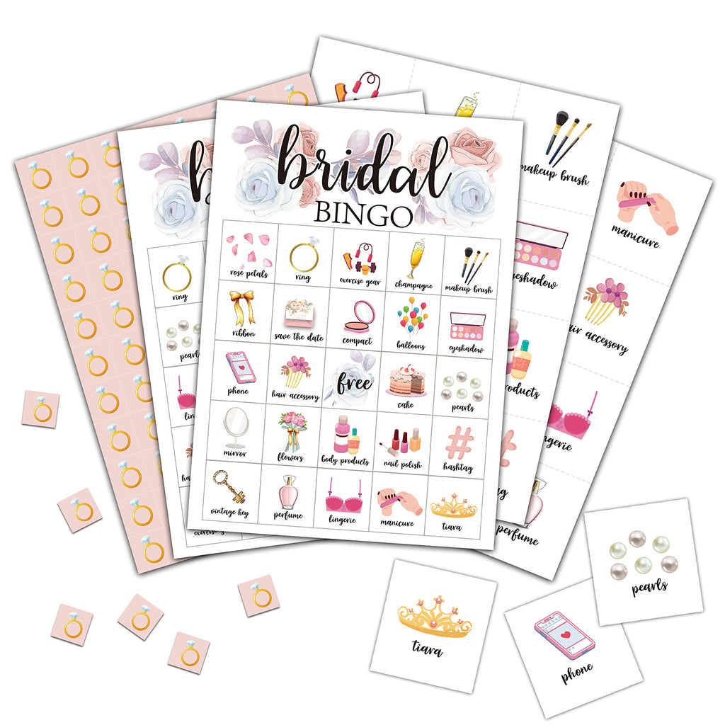 Bridal Shower Bingo – 24 Player Game