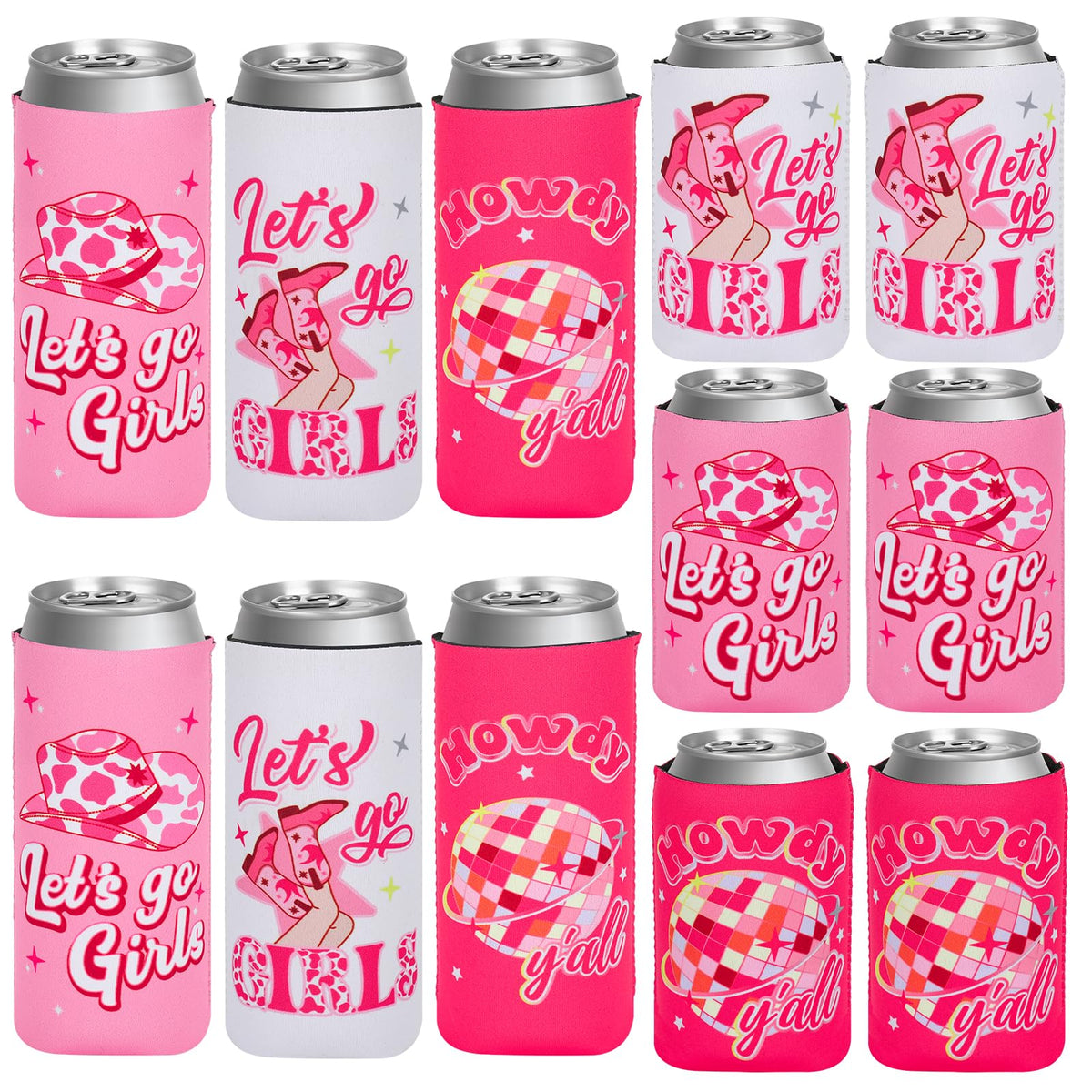 Let's Go Girls Cowgirl Can Coolers – 12 Pack