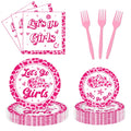 Let's Go Girls Disco Cowgirl Tableware – Serves 24