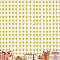 Gold Star Foil Fringe Curtains – 2 Pack