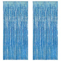 Light Blue Tinsel Curtains – 2 Pack